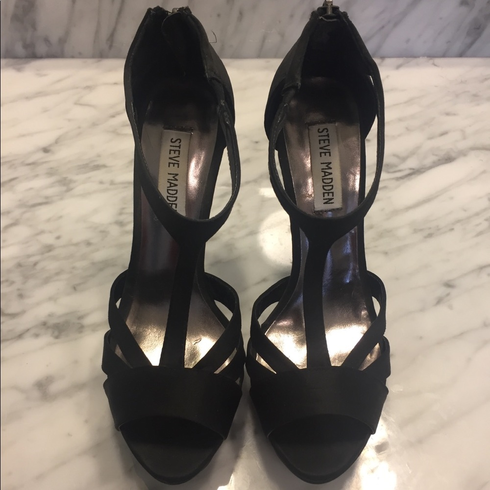Black Steve Madden Harlow G Heels